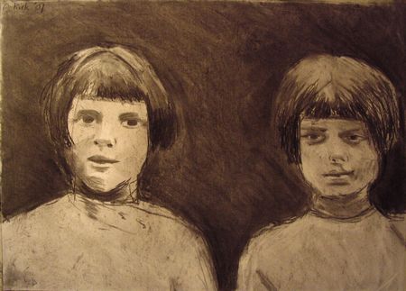 portrait of two girls