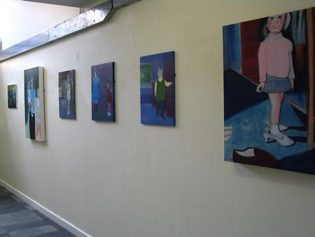 paintings on college wall